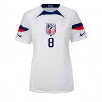 Camiseta Estados Unidos Weston McKennie #8 Primera Equipación Replica Mundial 2022 para mujer mangas cortas